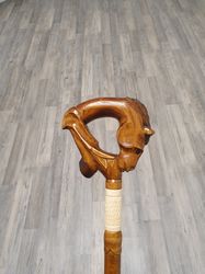 horse walking stick, horse gift