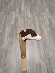 badger walking stick, badger gifts