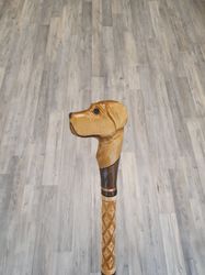 labrador walking stick, labrador gifts