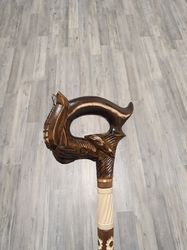 goat walking cane, goat gifts