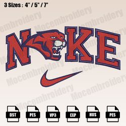 nike houston cougars mascot embroidery designs, nfl embroidery design file instant download
