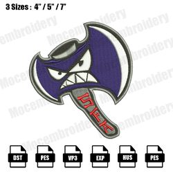 stephen f austin lumberjacks mascot embroidery designs, nfl embroidery design file instant download