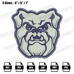 butler bulldogs embroidery design,ncaa logo embroidery files,logo sport embroidery,digital file