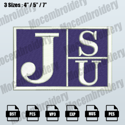 jackson state tigers logo embroidery design, ncaa logo embroidery files,logo sport embroidery,digital file