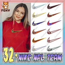 NFL All Team Embroidery Bundle, NIKE NFL Embroidery Designs. NFL Logo Team Embroidery Design, NFL Champion League