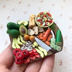 magnet miniature vegetables board