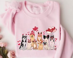 dog mama sweatshirt, valentine lovely dog sweatshirt, dogs be my valentine, dog lover hoodie, gift for lover, dog mom