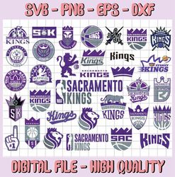 34 Files Sacramento Kings svg, NBA Basketball bundle svg, Sacramento svg, Kings svg,NBA svg, NBA svg, Basketball Clipart