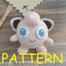 Pokemon Jigglypuff toy crochet pattern Amigurumi Jigglypuff crochet tutorial Pokemon Jigglypuff evolution