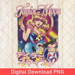 taylor moon png, anime cartoon png, swift png, moon scout, swiftie plus png, swiftie gift for mom, eras karma midnights