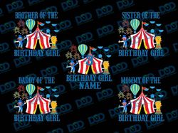 personalized circus birthday png, carnival birthday matching circus birthday png, birthday circus family png, digital do