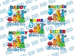 personalized numberblocks friends png, custom master builder birthday png, birthday boy brick png, blocks number inspire