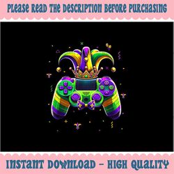 png only mardi gras video game controller jester hat png, mardi gras png, digital download