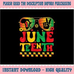 png only groovy juneteenth black african png, american sunglasses flower glasses png, juneteenth png, instant download