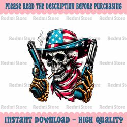 png only 4th of july patriotic usa skeleton skull us american flag png, independence day png, digital download