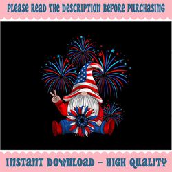 png only american patriotic gnome usa png, independence day 4th of july png, independence day png, digital download