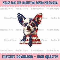 png only chihuahua usa patriotic american flag png, 4th of july us dog png, independence day png, digital download