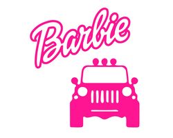 barbie offroad car convertible pink babe retro 80s png