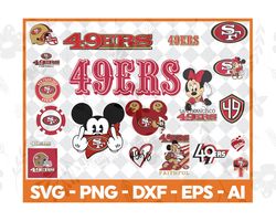 san francisco 49ers,nfl svg,football svg file,football