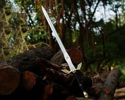 custom forged stainless steel masteer sword | dark link's full tang with scabbard-perfect custom christmas gift , costum