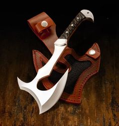 impact cutlery rare custom full tang hatchet, tomahawk axe knife