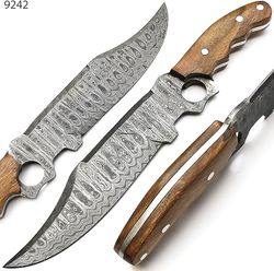 custom handmade 13 inch knife hand forged damascus steel knife with sheath handmade hunting knife fixed blade long bowi