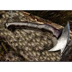 handmade tomahawk axe hand forged throwing hatchet camping hatchet