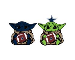 dallas cowboys baby yoda nfl svg, sport svg, football