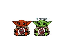 baby yoda with philadelphia eagles nfl png, baby yoda nfl png, nfl png