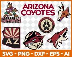arizona coyotes bundle svg, bundle nhl hockey svg, nhl hockey svg, sport svg, nhl svg
