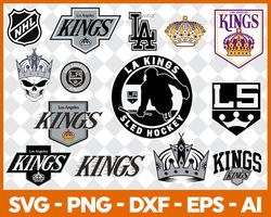 los angeles kings bundle svg, bundle nhl hockey svg, nhl hockey svg, sport svg, nhl svg