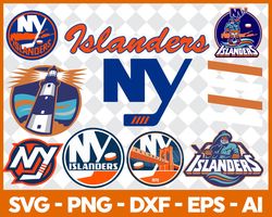 new york islanders bundle svg, bundle nhl hockey svg, nhl hockey svg, sport svg, nhl svg