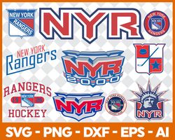 new york rangers bundle svg, bundle nhl hockey svg, nhl hockey svg, sport svg, nhl svg