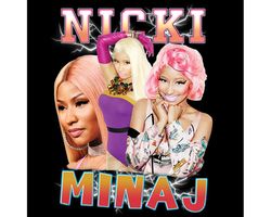 nicki minaj png, svg design, bootleg tees design, ready to print, printable design, hip hop artist, 90s, rapper, rap tee