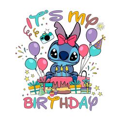 it's my birthday t-shirt, stitch shirt, disney birthday shirt, stitch birthday shirt, disney birthday party, disney birt