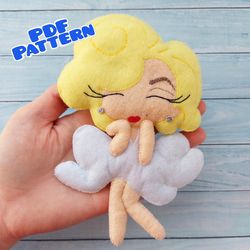 felt marilyn monroe pattern felt doll pattern marilyn pattern felt ornament felt pattern pdf diy felt pattern