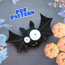 felt bat ornament halloween ornaments