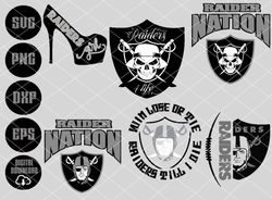 l.v. raiders bundle-layered digital downloads for cricut, silhouette etc.. svg| eps| dxf| png| files