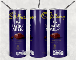 cadbury chocolate 20oz skinny tumbler design