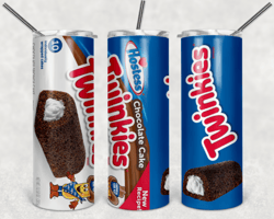 chocolate twinkies 20oz skinny tumbler design