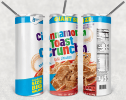 cinnamon toast crunch 20oz skinny tumbler design