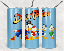 duck tales 20oz skinny tumbler design