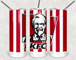 kfc 20oz skinny tumbler design