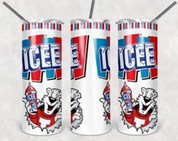 icee 20oz skinny tumbler design