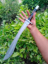 27" hand forged d2 steel viking sword, combat sword, battle ready gifts medieval