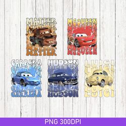 retro lightning mcqueen png, disney cars png, pixar cars png, cars land png, disney world png, disney trip family png