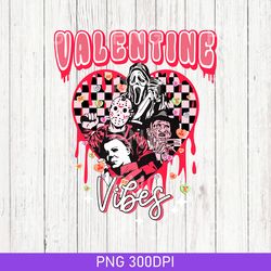 valentine vibes png, retro valentines day sublimation design, horror valentines png, valentines day, horror xoxo gift