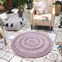 crochet rug pattern easy