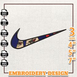 Itachi Nike Swoosh Nike Custom Embroidery File