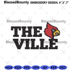 louisville cardinals embroidery files, ncaa embroidery files, louisville cardinals file